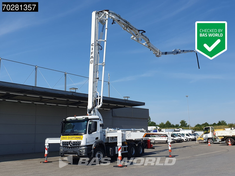 Mercedes-Benz Arocs 3343 6X4 CIFA K40H Carbotech Pump 5 arm Big-Axle Navi Euro 6 - Betona sūknis: foto 1 Mercedes-Benz Arocs 3343 6X4 CIFA K40H Carbotech Pump 5 arm Big-Axle Navi Euro 6 - Betona sūknis: foto 1