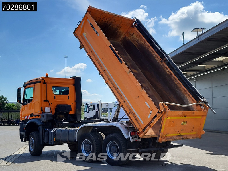 Mercedes-Benz Arocs 3345 6X6 11m3 Meiller Mixer Steelsuspension Big-Axle Euro 6 - Kravas automašīna pašizgāzējs: foto 2 Mercedes-Benz Arocs 3345 6X6 11m3 Meiller Mixer Steelsuspension Big-Axle Euro 6 - Kravas automašīna pašizgāzējs: foto 2