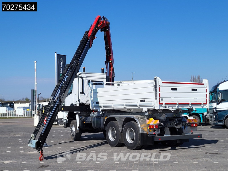 Mercedes-Benz Arocs 3348 6X6 Fassi F255A.2.24 xe-dynamic Kran Dreiseitenkipper Navi Euro 6 - Kravas automašīna pašizgāzējs, Kravas auto ar manipulatoru: foto 2 Mercedes-Benz Arocs 3348 6X6 Fassi F255A.2.24 xe-dynamic Kran Dreiseitenkipper Navi Euro 6 - Kravas automašīna pašizgāzējs, Kravas auto ar manipulatoru: foto 2