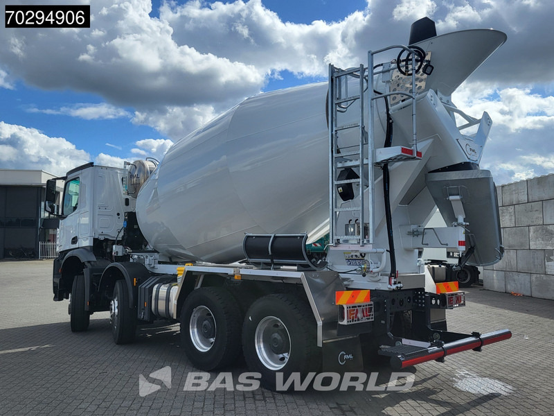 Mercedes-Benz Arocs 3743 8X4 New! 10m3 FML BSH 103 Mixer Steelsuspension Big-Axle Automatic Euro 6 - Betonvedējs: foto 2 Mercedes-Benz Arocs 3743 8X4 New! 10m3 FML BSH 103 Mixer Steelsuspension Big-Axle Automatic Euro 6 - Betonvedējs: foto 2