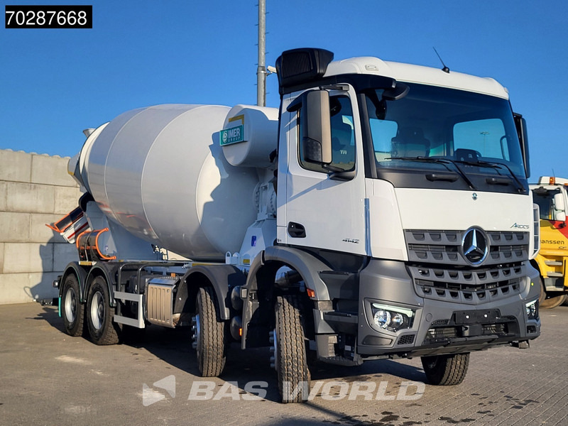 Mercedes-Benz Arocs 4142 8X4 New! 12m3 IMER Mixer Steelsuspension Automatic Big-Axle Euro 6 - Betonvedējs: foto 3 Mercedes-Benz Arocs 4142 8X4 New! 12m3 IMER Mixer Steelsuspension Automatic Big-Axle Euro 6 - Betonvedējs: foto 3