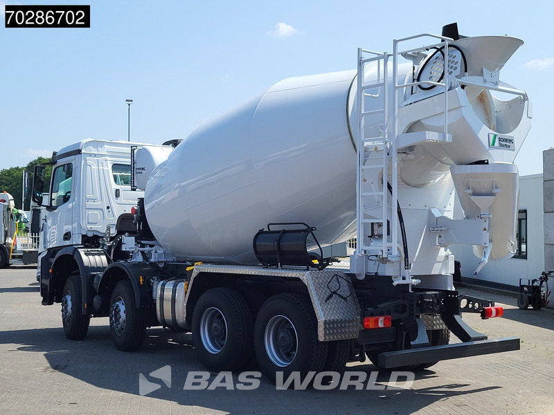 Mercedes-Benz Arocs 4145 8X4 NEW! 11m3 Schwing Stetter Mixer Manual Big-Axle Steel suspension Euro 3 - Betonvedējs: foto 2 Mercedes-Benz Arocs 4145 8X4 NEW! 11m3 Schwing Stetter Mixer Manual Big-Axle Steel suspension Euro 3 - Betonvedējs: foto 2