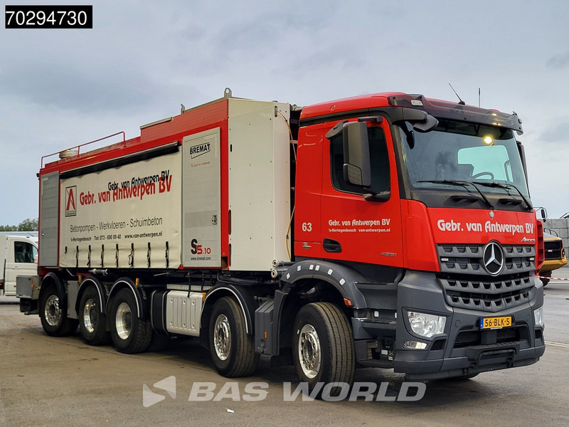 Mercedes-Benz Arocs 4951 Arocs 10X4 NL-Truck Bremat S5.10.13 XL sandmortal Lift+Steering Axle Euro 6 - Betona sūknis: foto 3 Mercedes-Benz Arocs 4951 Arocs 10X4 NL-Truck Bremat S5.10.13 XL sandmortal Lift+Steering Axle Euro 6 - Betona sūknis: foto 3