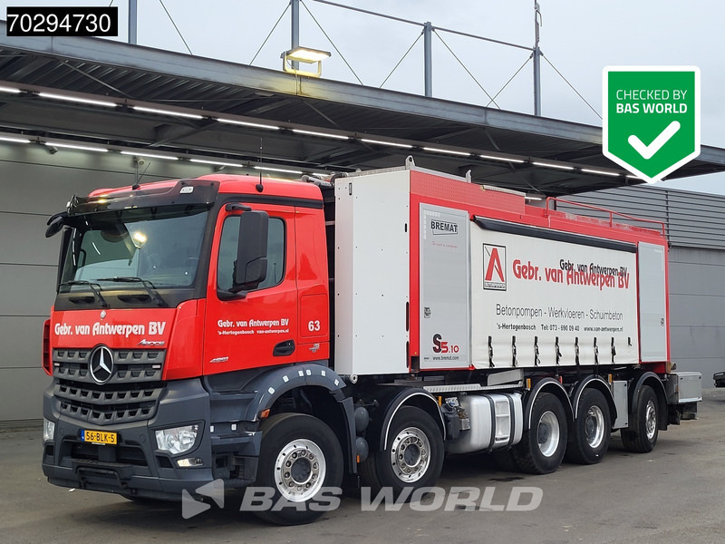 Mercedes-Benz Arocs 4951 Arocs 10X4 NL-Truck Bremat S5.10.13 XL sandmortal Lift+Steering Axle Euro 6 - Betona sūknis: foto 1 Mercedes-Benz Arocs 4951 Arocs 10X4 NL-Truck Bremat S5.10.13 XL sandmortal Lift+Steering Axle Euro 6 - Betona sūknis: foto 1