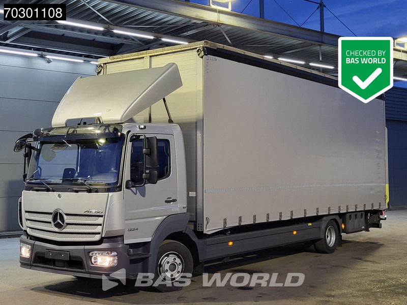 Mercedes-Benz Atego 1224 4X2 280cm height box 1500kg Ladebordwand Automatic Euro 6 - Kravas automašīna ar tentu: foto 1 Mercedes-Benz Atego 1224 4X2 280cm height box 1500kg Ladebordwand Automatic Euro 6 - Kravas automašīna ar tentu: foto 1