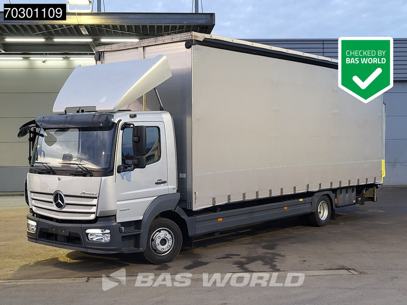Mercedes-Benz Atego 1224 4X2 280cm height curtainsider 1500kg Tailgate Automatic Euro 6 - Kravas automašīna ar tentu: foto 1 Mercedes-Benz Atego 1224 4X2 280cm height curtainsider 1500kg Tailgate Automatic Euro 6 - Kravas automašīna ar tentu: foto 1