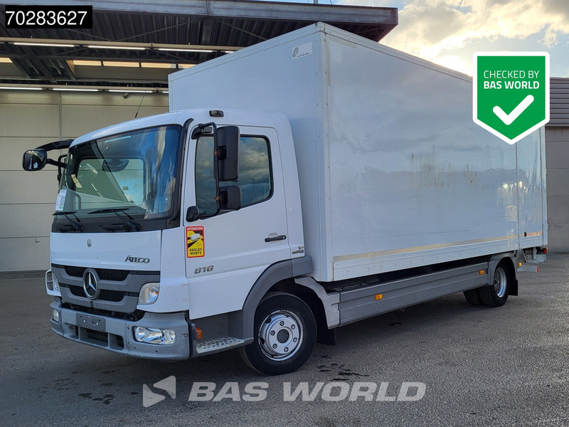 Mercedes-Benz Atego 818 4X2 8tonner 1500kg Ladebordwand Automatic Euro 5 - Kravas automašīna ar slēgto virsbūvi: foto 1 Mercedes-Benz Atego 818 4X2 8tonner 1500kg Ladebordwand Automatic Euro 5 - Kravas automašīna ar slēgto virsbūvi: foto 1