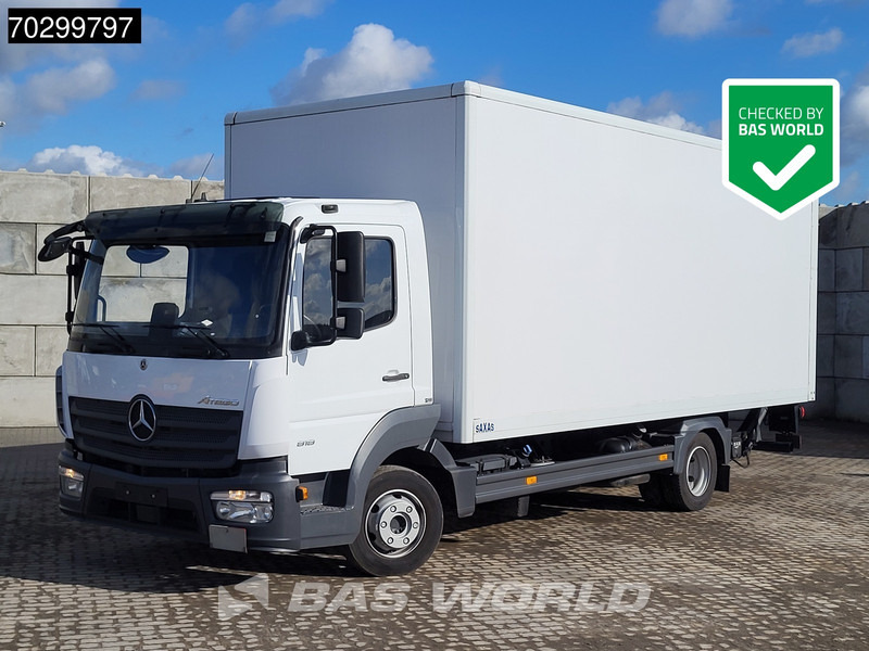 Mercedes-Benz Atego 818 4X2 8tonner Automatic Ladebordwand Euro 6 - Kravas automašīna ar slēgto virsbūvi: foto 1 Mercedes-Benz Atego 818 4X2 8tonner Automatic Ladebordwand Euro 6 - Kravas automašīna ar slēgto virsbūvi: foto 1