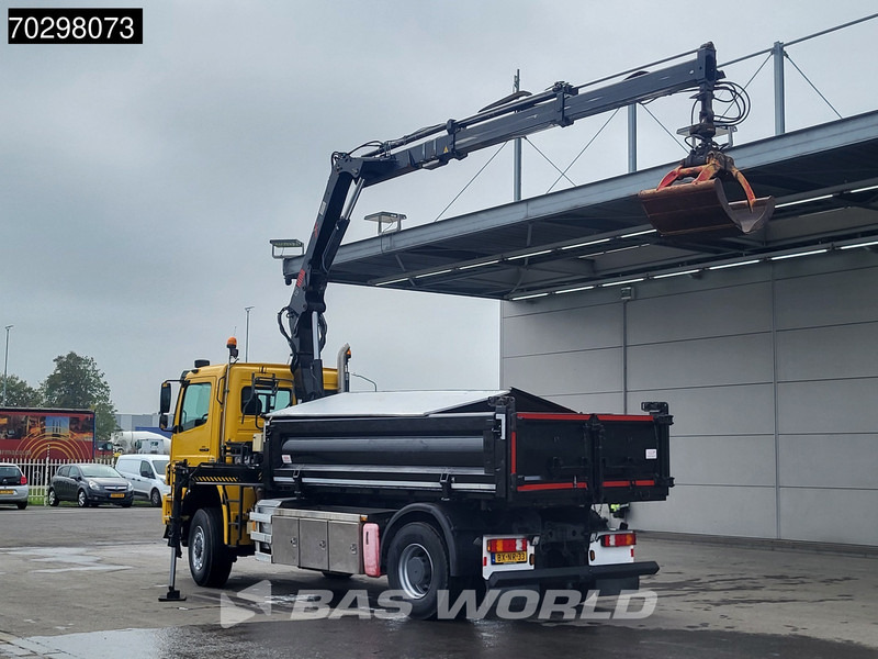 Mercedes-Benz Axor 2124 Axor 4X4 HIAB 122 B-2 HIDUO Crane Tipper Full Steel Big-Axle Euro 5 - Kravas automašīna pašizgāzējs, Kravas auto ar manipulatoru: foto 2 Mercedes-Benz Axor 2124 Axor 4X4 HIAB 122 B-2 HIDUO Crane Tipper Full Steel Big-Axle Euro 5 - Kravas automašīna pašizgāzējs, Kravas auto ar manipulatoru: foto 2