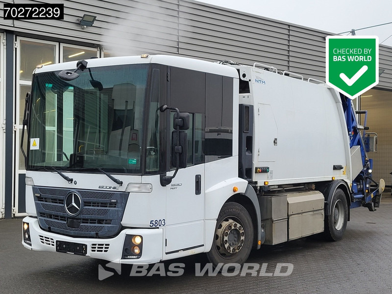 Mercedes-Benz Econic 1830 4X2 CNG Engine 13m3 NTM KGLS-HL Big-Axle Euro 6 - Atkritumu vedējs: foto 1 Mercedes-Benz Econic 1830 4X2 CNG Engine 13m3 NTM KGLS-HL Big-Axle Euro 6 - Atkritumu vedējs: foto 1