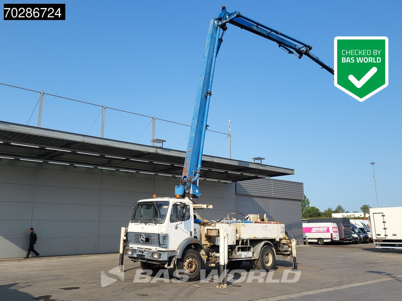 Mercedes-Benz SK 1922 4X2 Schwing Stetter KVM 26/22 Pump Steel Suspension Big-Axle Manual Euro 1 - Betona sūknis: foto 1 Mercedes-Benz SK 1922 4X2 Schwing Stetter KVM 26/22 Pump Steel Suspension Big-Axle Manual Euro 1 - Betona sūknis: foto 1