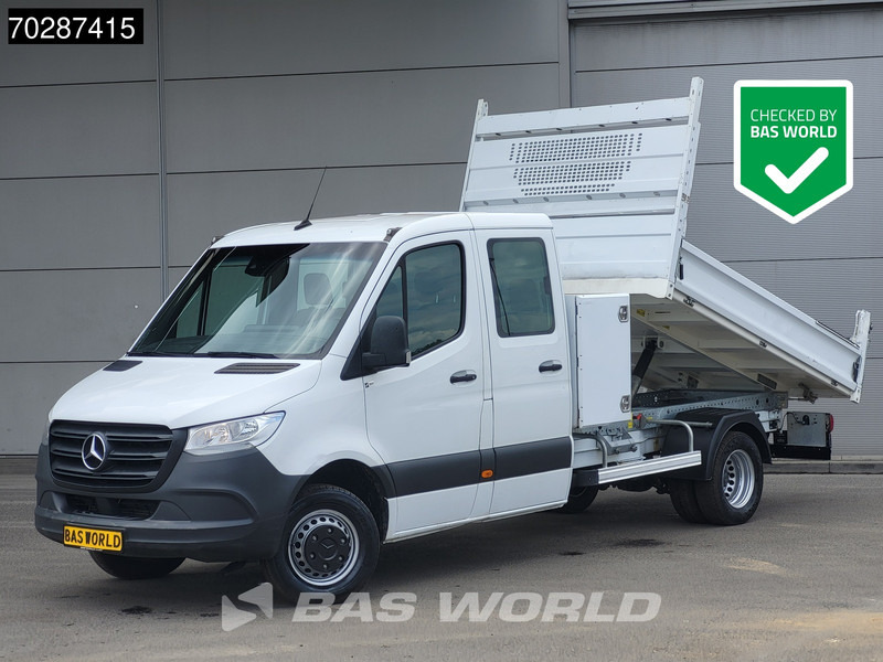 Mercedes-Benz Sprinter 514 CDI Kipper met Kist Dubbel Cabine Dubbellucht 3,5t Trekhaak Airco Cruise MBUX CarPlay Euro6 Tipper Benne Kieper 2m3 A/C Towb - Komercauto pašizgāzējs: foto 1 Mercedes-Benz Sprinter 514 CDI Kipper met Kist Dubbel Cabine Dubbellucht 3,5t Trekhaak Airco Cruise MBUX CarPlay Euro6 Tipper Benne Kieper 2m3 A/C Towb - Komercauto pašizgāzējs: foto 1