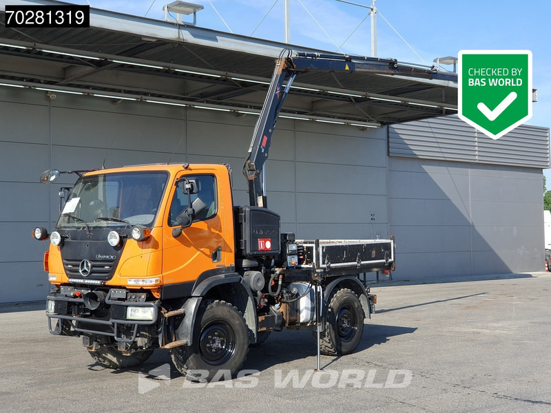 Mercedes-Benz U20 4X4 Hiab 022D-3 HIDUO Kran Crane Hydraulic Euro 5 - Bortu kravas automašīna/ Platforma, Kravas auto ar manipulatoru: foto 1 Mercedes-Benz U20 4X4 Hiab 022D-3 HIDUO Kran Crane Hydraulic Euro 5 - Bortu kravas automašīna/ Platforma, Kravas auto ar manipulatoru: foto 1
