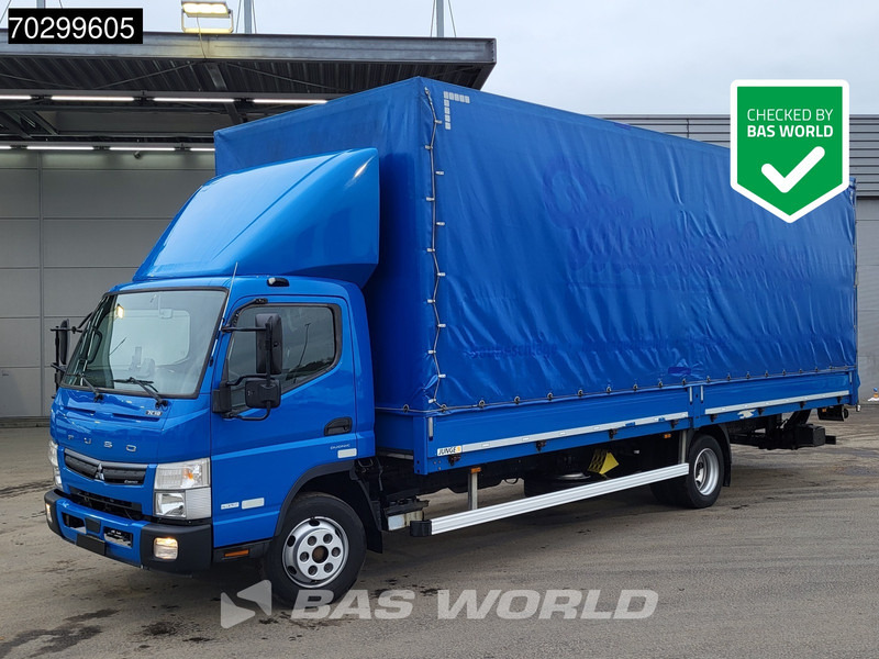Mitsubishi Canter 7C18 4X2 Curtainsider Automatic 1000kg Ladebordwand Euro 6 - Kravas automašīna ar tentu: foto 1 Mitsubishi Canter 7C18 4X2 Curtainsider Automatic 1000kg Ladebordwand Euro 6 - Kravas automašīna ar tentu: foto 1