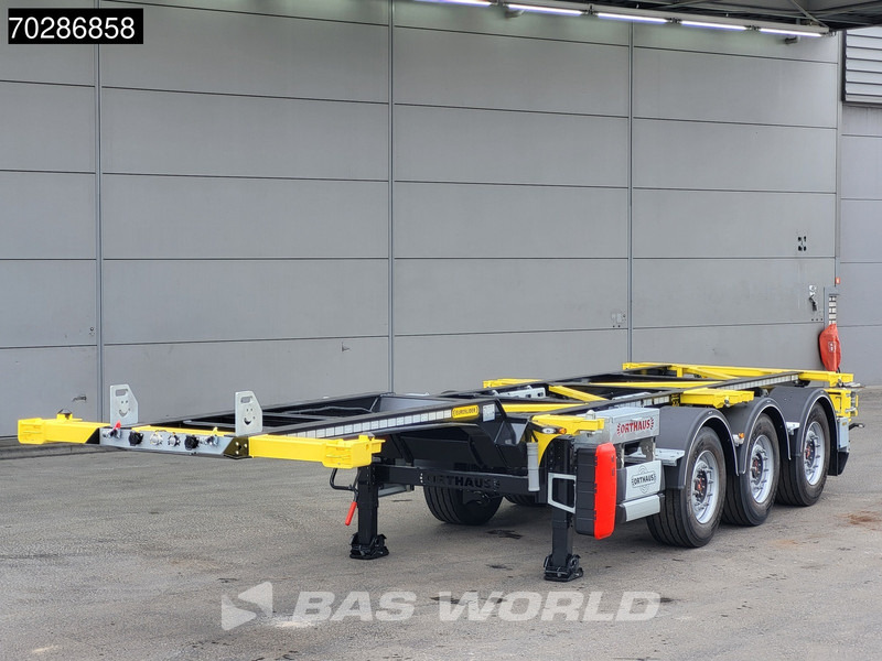 Orthaus CGS (Euro Slider 500) 3 axles Multi 45ft Lift Axle extendable SAF - Puspiekabe noņemamā virsbūve/ Konteineru vedējs: foto 2 Orthaus CGS (Euro Slider 500) 3 axles Multi 45ft Lift Axle extendable SAF - Puspiekabe noņemamā virsbūve/ Konteineru vedējs: foto 2
