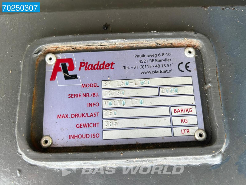 Ātrā sakabe Pladdet SW L50-L120 LIKE NEW - VOLVO L70: foto 8