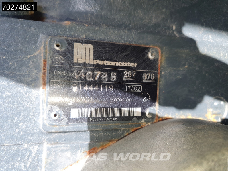 Betona sūknis Putzmeister BSA 1407 D5 Concrete Pump | 71 m³/hr: foto 18