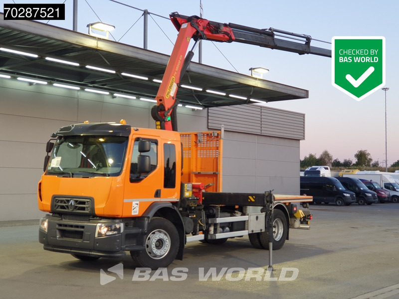 Renault C 320 4X2 Palfinger PK 18002 EH Crane Optibrake Automatic Euro 6 - Bortu kravas automašīna/ Platforma, Kravas auto ar manipulatoru: foto 1 Renault C 320 4X2 Palfinger PK 18002 EH Crane Optibrake Automatic Euro 6 - Bortu kravas automašīna/ Platforma, Kravas auto ar manipulatoru: foto 1