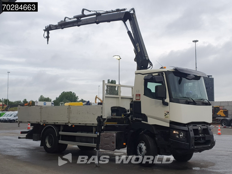 Renault C 380 4X2 HIAB 122 B-3 HIDUO Kran Crane Steelsuspension Big-Axle Euro 6 - Bortu kravas automašīna/ Platforma, Kravas auto ar manipulatoru: foto 3 Renault C 380 4X2 HIAB 122 B-3 HIDUO Kran Crane Steelsuspension Big-Axle Euro 6 - Bortu kravas automašīna/ Platforma, Kravas auto ar manipulatoru: foto 3