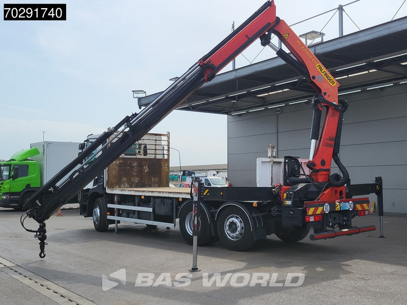 Bortu kravas automašīna/ Platforma, Kravas auto ar manipulatoru Renault C 380 6X2 Palfinger PK 22002 EH Crane Optibrake Euro 6: foto 6