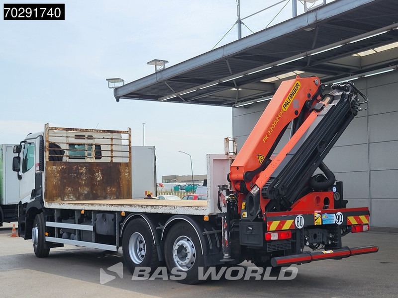 Bortu kravas automašīna/ Platforma, Kravas auto ar manipulatoru Renault C 380 6X2 Palfinger PK 22002 EH Crane Optibrake Euro 6: foto 17