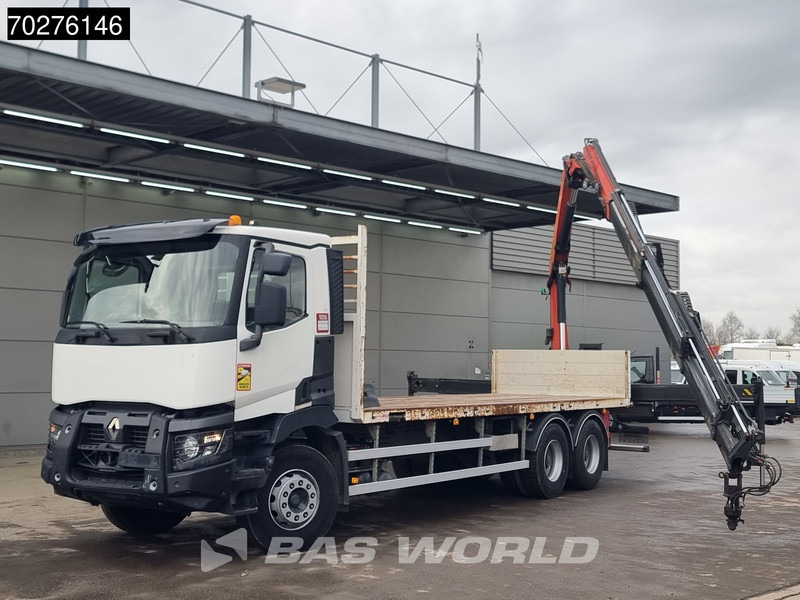 Renault C 380 6X4 Palfinger PK18002-EH C Remote Retarder Euro 6 - Bortu kravas automašīna/ Platforma, Kravas auto ar manipulatoru: foto 5 Renault C 380 6X4 Palfinger PK18002-EH C Remote Retarder Euro 6 - Bortu kravas automašīna/ Platforma, Kravas auto ar manipulatoru: foto 5