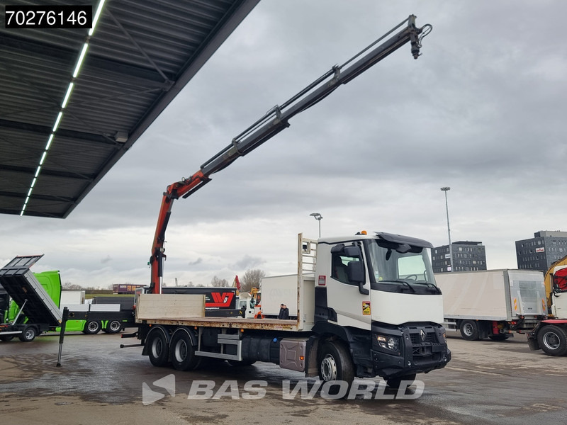 Renault C 380 6X4 Palfinger PK18002-EH C Remote Retarder Euro 6 - Bortu kravas automašīna/ Platforma, Kravas auto ar manipulatoru: foto 3 Renault C 380 6X4 Palfinger PK18002-EH C Remote Retarder Euro 6 - Bortu kravas automašīna/ Platforma, Kravas auto ar manipulatoru: foto 3