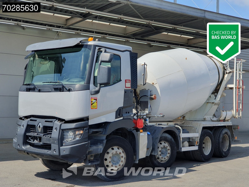 Renault C 430 8X4 9m3 Euromixbeton Mixer Steelsuspension Automatic Euro 6 - Betonvedējs: foto 1 Renault C 430 8X4 9m3 Euromixbeton Mixer Steelsuspension Automatic Euro 6 - Betonvedējs: foto 1