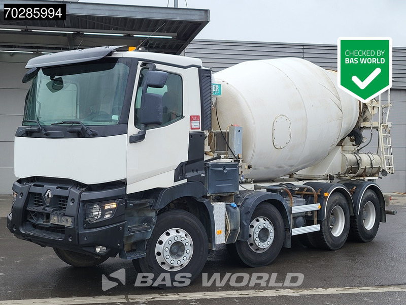 Renault C 430 8X4 9m3 IMER Mixer Big-Axle Steelsuspension Automatic Euro 6 - Betonvedējs: foto 1 Renault C 430 8X4 9m3 IMER Mixer Big-Axle Steelsuspension Automatic Euro 6 - Betonvedējs: foto 1