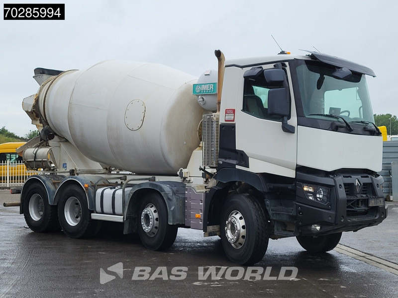 Renault C 430 8X4 9m3 IMER Mixer Big-Axle Steelsuspension Automatic Euro 6 - Betonvedējs: foto 3 Renault C 430 8X4 9m3 IMER Mixer Big-Axle Steelsuspension Automatic Euro 6 - Betonvedējs: foto 3
