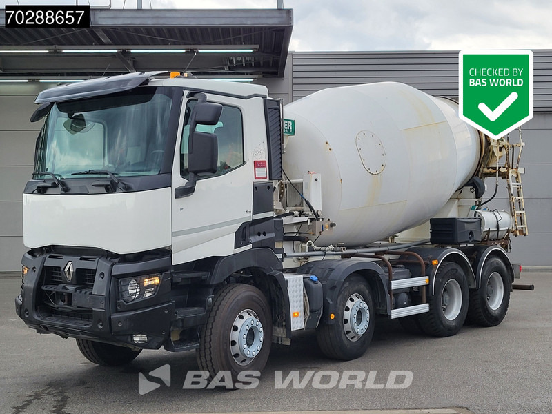 Renault C 430 8X4 9m3 Imer Steelsuspension Big-Axle Automatic Euro 6 - Betonvedējs: foto 1 Renault C 430 8X4 9m3 Imer Steelsuspension Big-Axle Automatic Euro 6 - Betonvedējs: foto 1