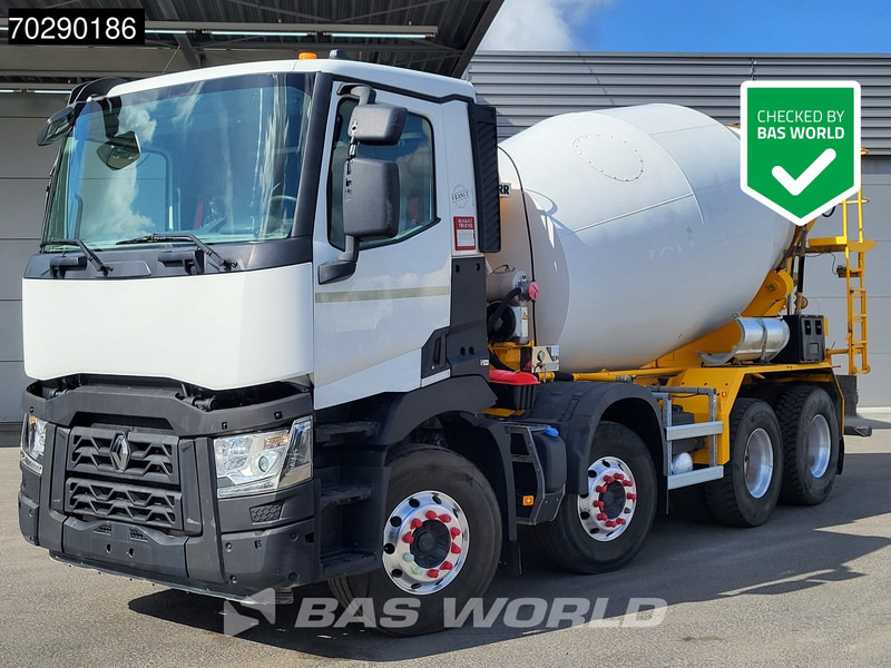 Renault C 430 8X4 9m3 Liebherr Mixer Steelsuspension Automatic Euro 6 - Betonvedējs: foto 1 Renault C 430 8X4 9m3 Liebherr Mixer Steelsuspension Automatic Euro 6 - Betonvedējs: foto 1