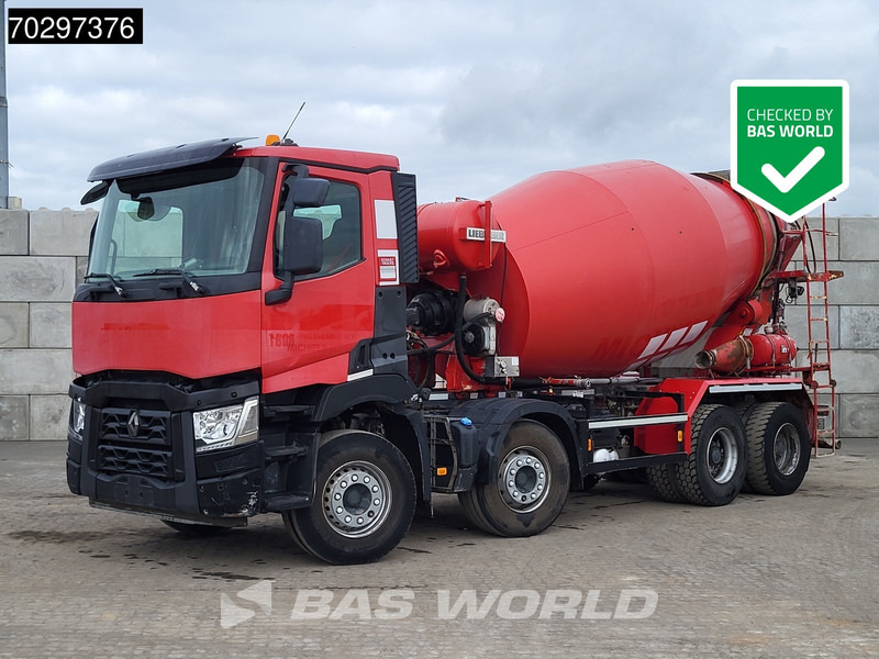 Renault C 430 8X4 9m3 Liebherr Mixer Steelsuspension Big-Axle Euro 6 - Betonvedējs: foto 1 Renault C 430 8X4 9m3 Liebherr Mixer Steelsuspension Big-Axle Euro 6 - Betonvedējs: foto 1