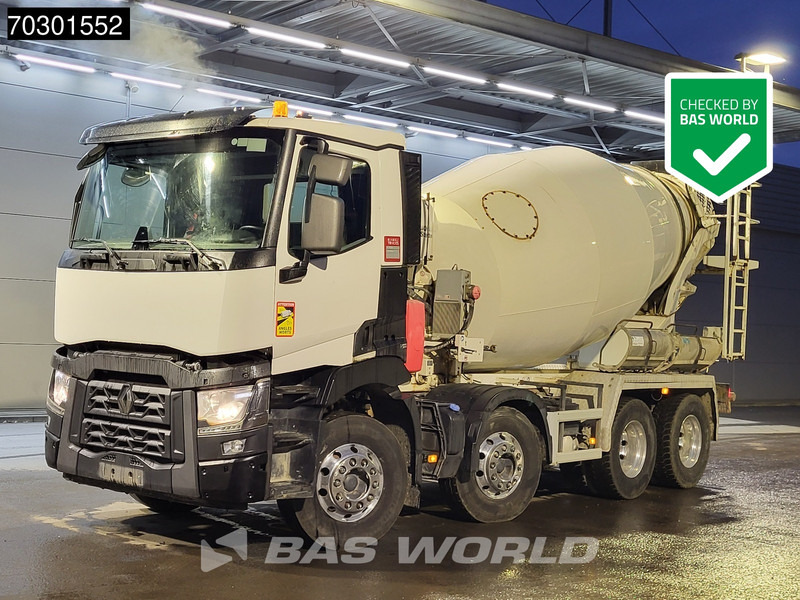 Renault C 430 8X4 9m3 Schwing Stetter mixer Steelsuspension Automatic Euro 6 - Betonvedējs: foto 1 Renault C 430 8X4 9m3 Schwing Stetter mixer Steelsuspension Automatic Euro 6 - Betonvedējs: foto 1