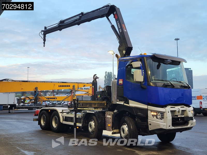 Renault C 430 8X4 HIAB X-Hiduo 188 B-2 Crane + Hook Full Steel Big-Axle Euro 6 - Pacēlājs ar āķi, Kravas auto ar manipulatoru: foto 3 Renault C 430 8X4 HIAB X-Hiduo 188 B-2 Crane + Hook Full Steel Big-Axle Euro 6 - Pacēlājs ar āķi, Kravas auto ar manipulatoru: foto 3