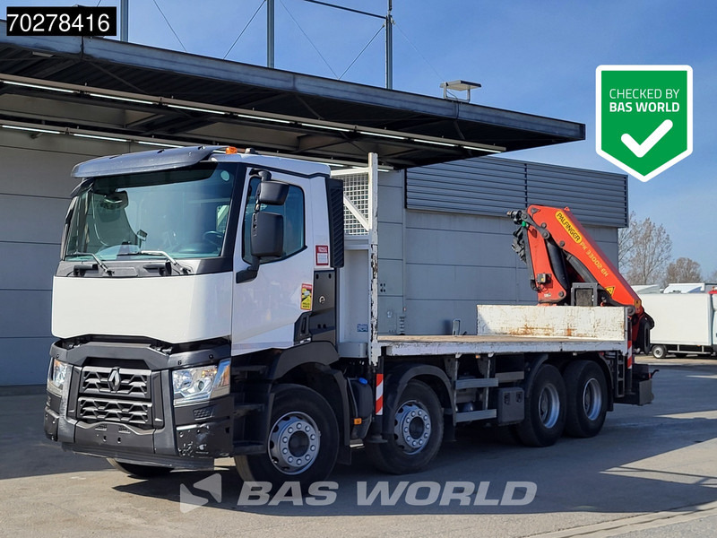 Renault C 430 8X4 Palfinger PK33002EH Euro 6 Big Axle - Bortu kravas automašīna/ Platforma, Kravas auto ar manipulatoru: foto 2 Renault C 430 8X4 Palfinger PK33002EH Euro 6 Big Axle - Bortu kravas automašīna/ Platforma, Kravas auto ar manipulatoru: foto 2