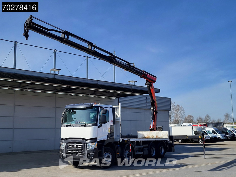 Renault C 430 8X4 Palfinger PK33002EH Kran Crane Big Axle Euro 6 - Bortu kravas automašīna/ Platforma, Kravas auto ar manipulatoru: foto 3 Renault C 430 8X4 Palfinger PK33002EH Kran Crane Big Axle Euro 6 - Bortu kravas automašīna/ Platforma, Kravas auto ar manipulatoru: foto 3