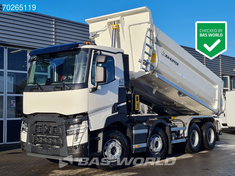 Renault C 480 8X4 NEW! 18m3 KH Kipper Big Axle Full steel OPTIBRAKE+ Euro 6 - Kravas automašīna pašizgāzējs: foto 1 Renault C 480 8X4 NEW! 18m3 KH Kipper Big Axle Full steel OPTIBRAKE+ Euro 6 - Kravas automašīna pašizgāzējs: foto 1