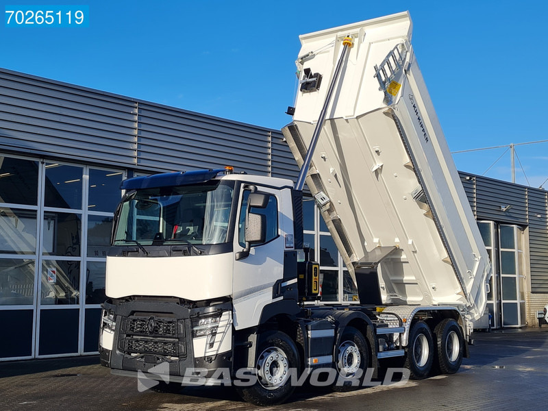 Renault C 480 8X4 NEW! 18m3 KH Kipper Big Axle Full steel OPTIBRAKE+ Euro 6 - Kravas automašīna pašizgāzējs: foto 3 Renault C 480 8X4 NEW! 18m3 KH Kipper Big Axle Full steel OPTIBRAKE+ Euro 6 - Kravas automašīna pašizgāzējs: foto 3