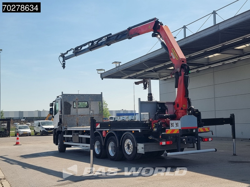 Renault C 480 8X4 Palfinger 24.001 SLD5 Kran Crane Lift-Lenkachse Euro 6 - Bortu kravas automašīna/ Platforma, Kravas auto ar manipulatoru: foto 2 Renault C 480 8X4 Palfinger 24.001 SLD5 Kran Crane Lift-Lenkachse Euro 6 - Bortu kravas automašīna/ Platforma, Kravas auto ar manipulatoru: foto 2