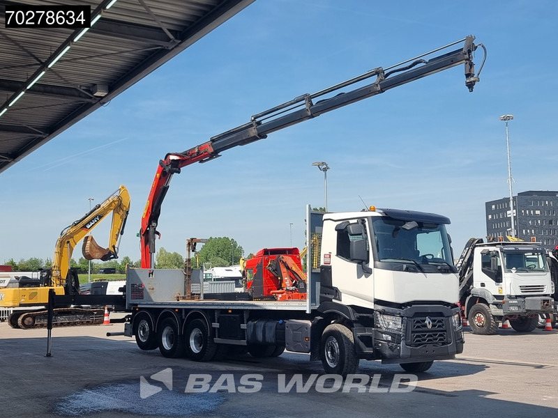 Renault C 480 8X4 Palfinger 24.001 SLD5 Kran Crane Lift-Lenkachse Euro 6 - Bortu kravas automašīna/ Platforma, Kravas auto ar manipulatoru: foto 3 Renault C 480 8X4 Palfinger 24.001 SLD5 Kran Crane Lift-Lenkachse Euro 6 - Bortu kravas automašīna/ Platforma, Kravas auto ar manipulatoru: foto 3