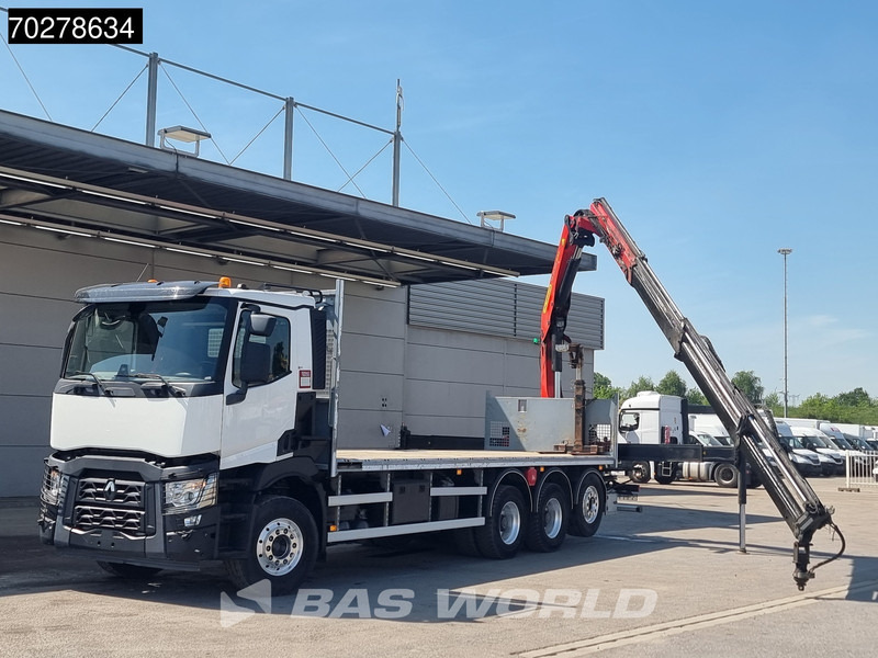 Renault C 480 8X4 Palfinger 24.001 SLD5 Kran Crane Lift-Lenkachse Euro 6 - Bortu kravas automašīna/ Platforma, Kravas auto ar manipulatoru: foto 5 Renault C 480 8X4 Palfinger 24.001 SLD5 Kran Crane Lift-Lenkachse Euro 6 - Bortu kravas automašīna/ Platforma, Kravas auto ar manipulatoru: foto 5