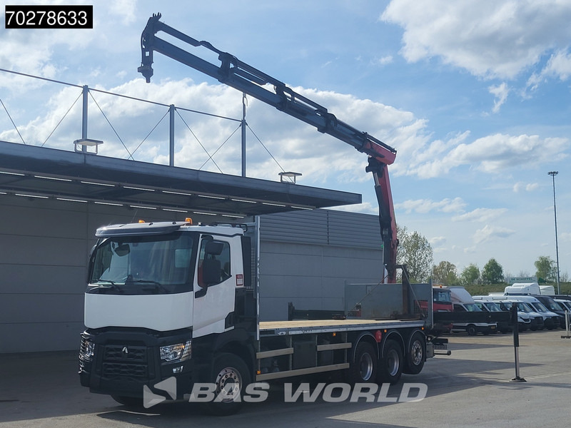 Renault C 480 8X4 Palfinger PK24.001 SLD5 Crane Kran Automatic Liftachse Euro 6 - Bortu kravas automašīna/ Platforma, Kravas auto ar manipulatoru: foto 3 Renault C 480 8X4 Palfinger PK24.001 SLD5 Crane Kran Automatic Liftachse Euro 6 - Bortu kravas automašīna/ Platforma, Kravas auto ar manipulatoru: foto 3