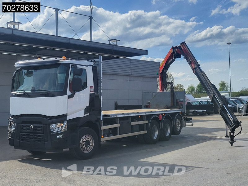 Renault C 480 8X4 Palfinger PK24.001 SLD5 Crane Kran Automatic Liftachse Euro 6 - Bortu kravas automašīna/ Platforma, Kravas auto ar manipulatoru: foto 2 Renault C 480 8X4 Palfinger PK24.001 SLD5 Crane Kran Automatic Liftachse Euro 6 - Bortu kravas automašīna/ Platforma, Kravas auto ar manipulatoru: foto 2
