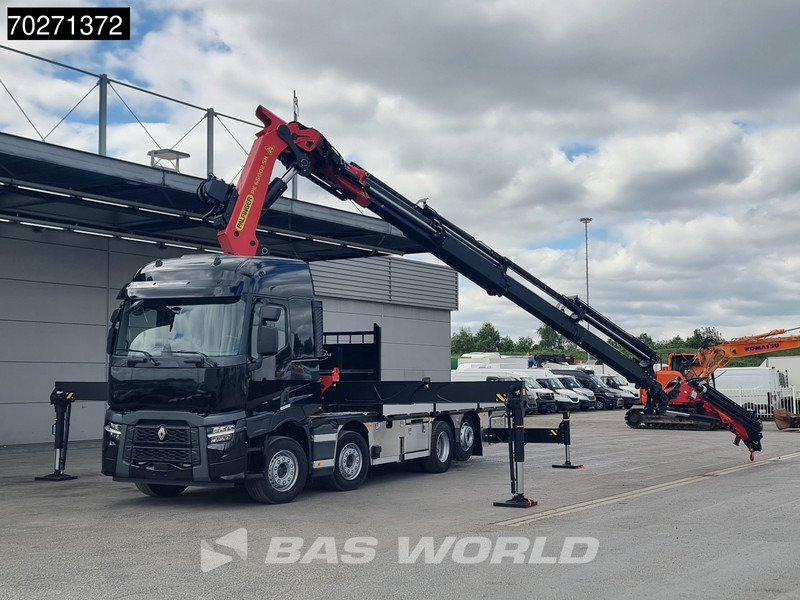 Renault C 520 8X2 Palfinger PK65002 SH Crane Jib Winch Lift+steering Axle Euro 6 - Bortu kravas automašīna/ Platforma, Kravas auto ar manipulatoru: foto 5 Renault C 520 8X2 Palfinger PK65002 SH Crane Jib Winch Lift+steering Axle Euro 6 - Bortu kravas automašīna/ Platforma, Kravas auto ar manipulatoru: foto 5