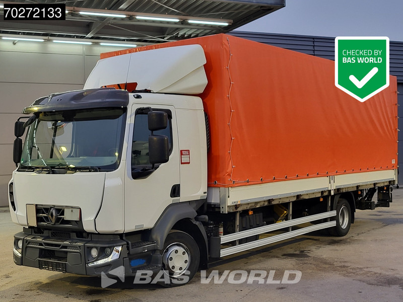 Renault D 240 4X2 12t Ladebordwand ACC Euro 6 - Kravas automašīna ar tentu: foto 1 Renault D 240 4X2 12t Ladebordwand ACC Euro 6 - Kravas automašīna ar tentu: foto 1