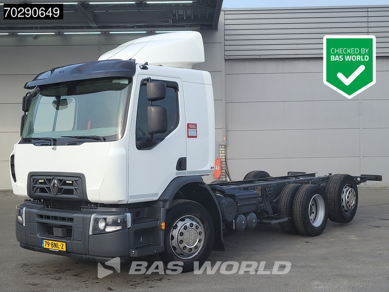 Renault D 380 6X2 NL-Truck chassis with APK Lift+Steering Axle Automatic Euro 6 - Šasija kravas automašīna: foto 1 Renault D 380 6X2 NL-Truck chassis with APK Lift+Steering Axle Automatic Euro 6 - Šasija kravas automašīna: foto 1