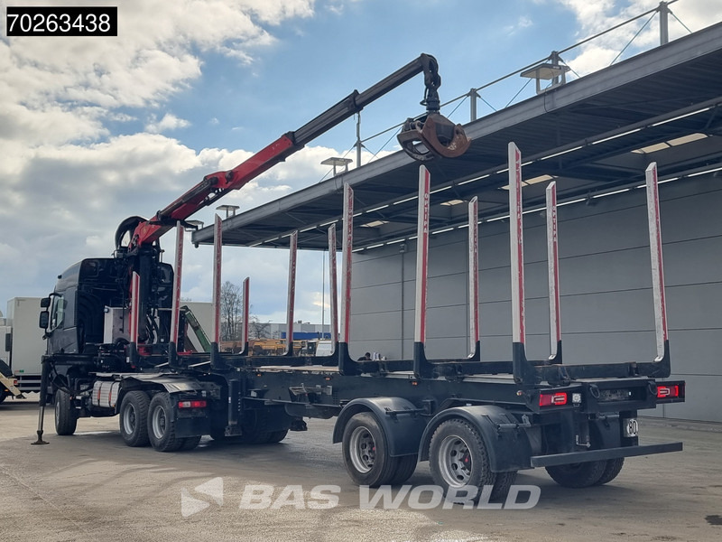 Renault K 520 6X6 Holz Kran Palfinger Q180Z96 6x6 Big-Axle Steelsuspension - Kokvedējs, Kravas auto ar manipulatoru: foto 5 Renault K 520 6X6 Holz Kran Palfinger Q180Z96 6x6 Big-Axle Steelsuspension - Kokvedējs, Kravas auto ar manipulatoru: foto 5