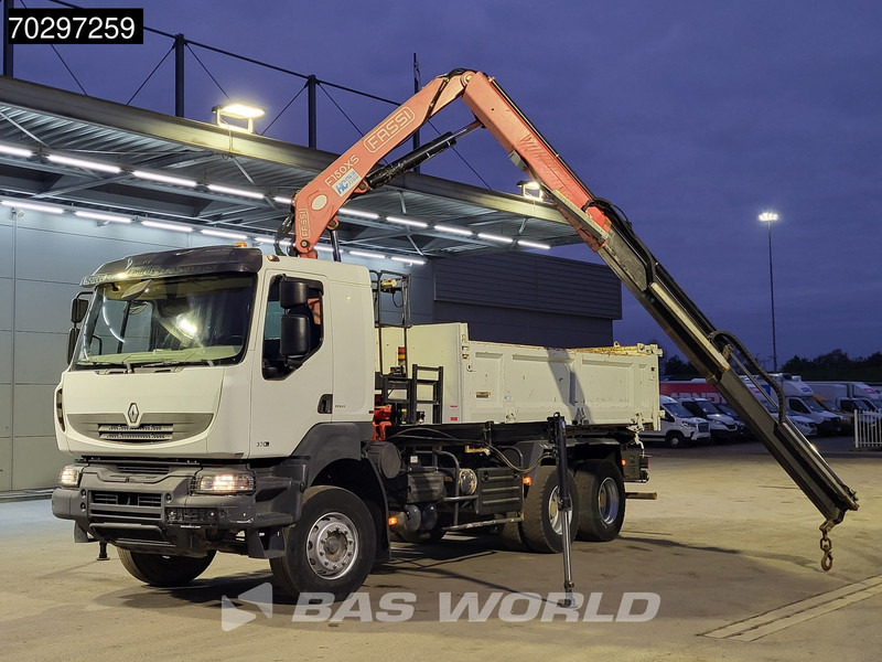 Renault Kerax 370 Kerax 6X4 Fassi F150AXS.22 Crane 10m3 2-side tipper Big-Axle Steelsuspension Manual - Kravas automašīna pašizgāzējs, Kravas auto ar manipulatoru: foto 5 Renault Kerax 370 Kerax 6X4 Fassi F150AXS.22 Crane 10m3 2-side tipper Big-Axle Steelsuspension Manual - Kravas automašīna pašizgāzējs, Kravas auto ar manipulatoru: foto 5
