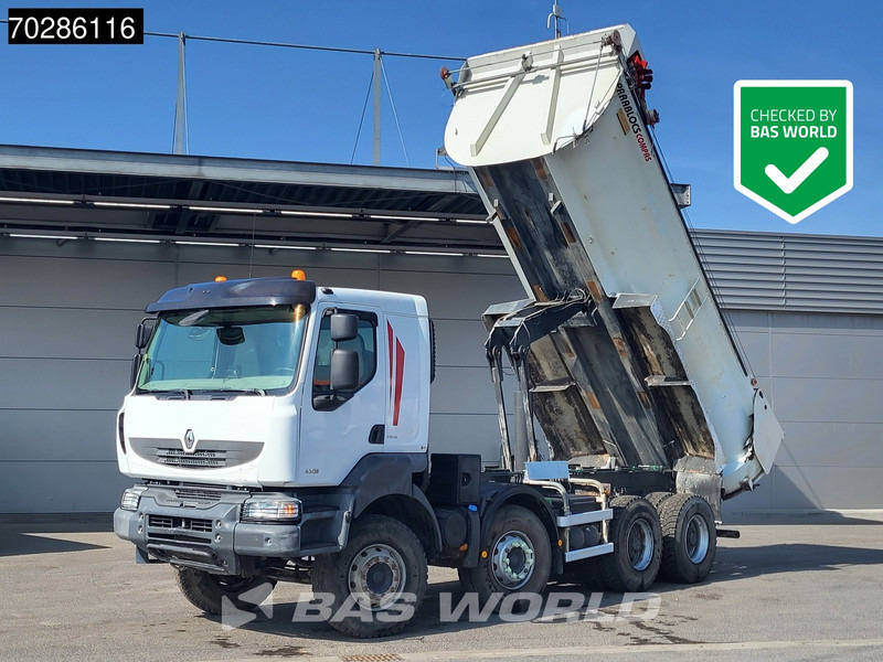 Renault Kerax 430 8X4 16m3 tipper Retarder Big-Axle steel suspension automatic Euro 5 - Kravas automašīna pašizgāzējs: foto 1 Renault Kerax 430 8X4 16m3 tipper Retarder Big-Axle steel suspension automatic Euro 5 - Kravas automašīna pašizgāzējs: foto 1